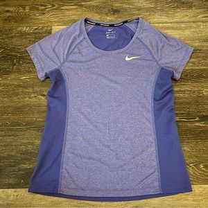 NIKE | Purple Running Short Sleeve Shirt Top